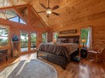 Soaring Hawk Lodge: Upper Level Master Bedroom